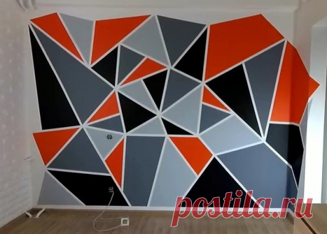 Полное руководство создания объемной стены с геометрическими фигурами | мастеровой | Яндекс Дзен