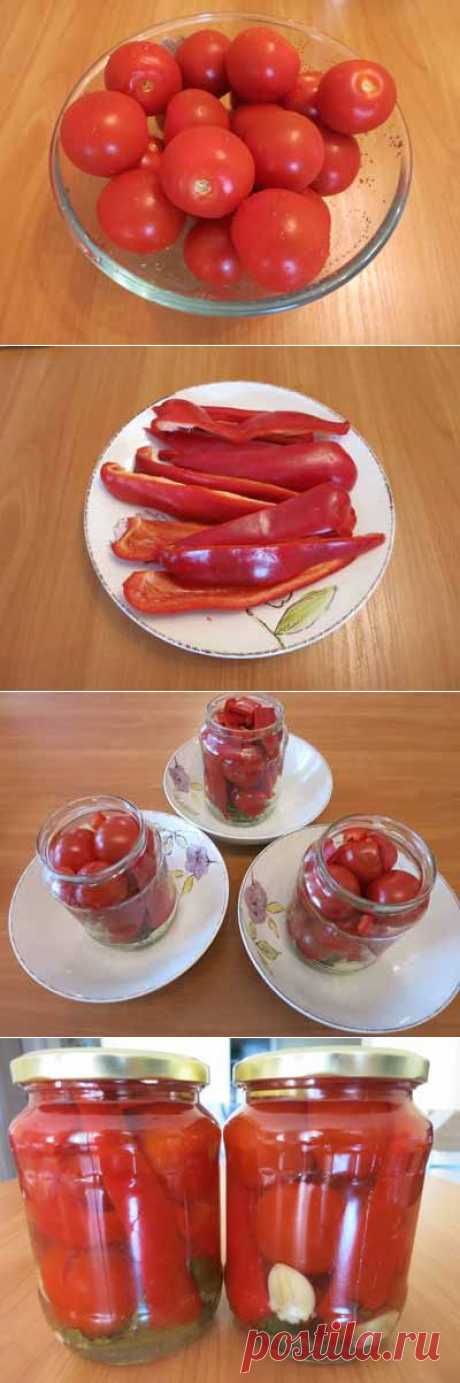 Маринованные помидоры | Медовые помидоры с болгарским перцем | Заготовки с Moll4all.ru