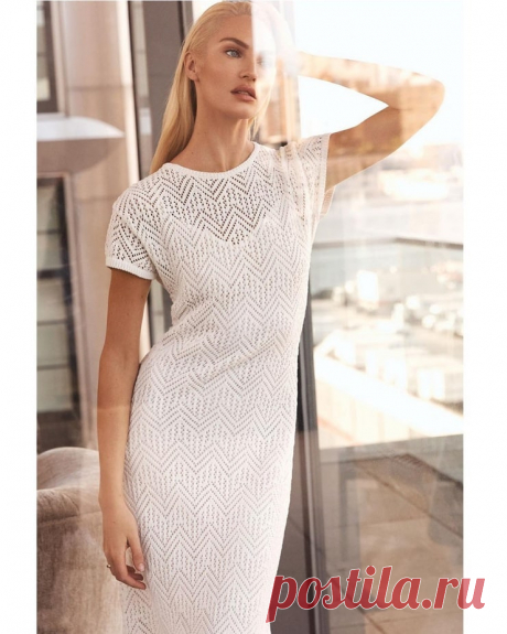 Платье Donna Karan (схема узора)