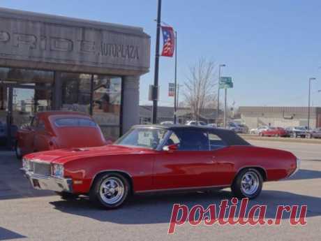 Muscle Cars Buick : Other 1970 Buick GS 455 Tribute Convertible, Red, 455V8  All The Options, DrivingVIDEO