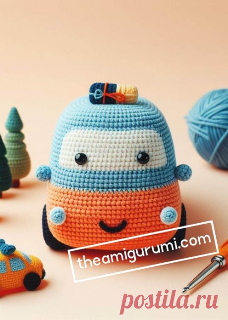 Crochet Car Amigurumi Idea - The Amigurumi