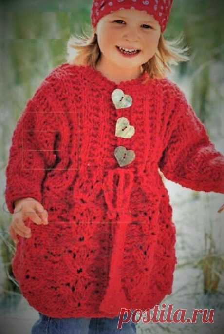 Красивое ажурное пальто для маленькой девочки | Идеи рукоделия | Яндекс Дзен