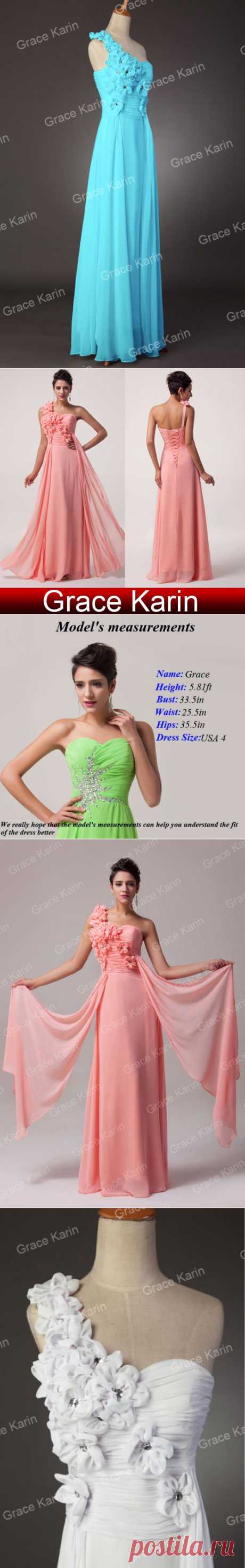 Aliexpress.com : Buy Fast Delivery! 1pc/lot Grace Karin New Designer One Shoulder Bandage Evening Gown Long Prom Dresses 2014 CL4526 from Reliable dress for any occasion suppliers on Elven Kingdom Party Dress Store