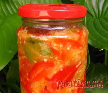 Салат из баклажанов и перцев на зиму — пошаговый рецепт с фото