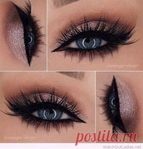 30+ Rose Glitter Eye Makeup Looks For Blue Eyes – Page 5 – Watch out Ladies