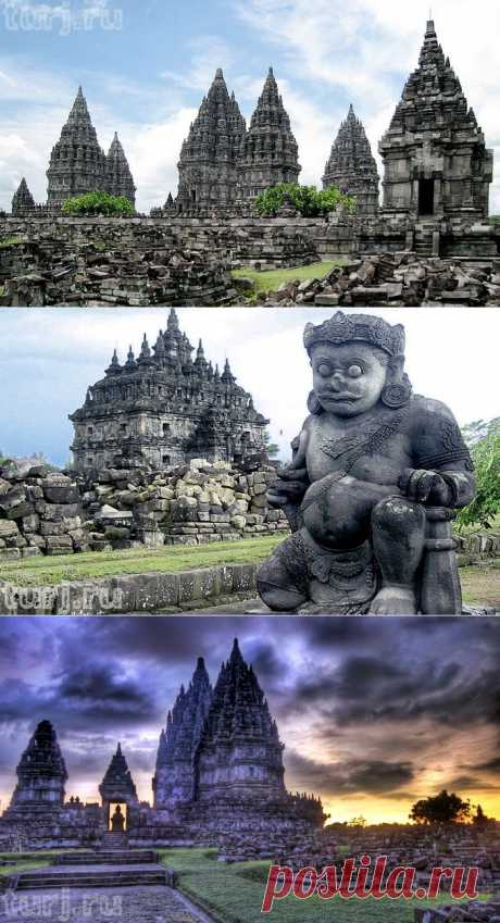 Индонезия, остров Ява: Храмовый комплекс Прамбанан - покинутый людьми и разрушенный землетрясением