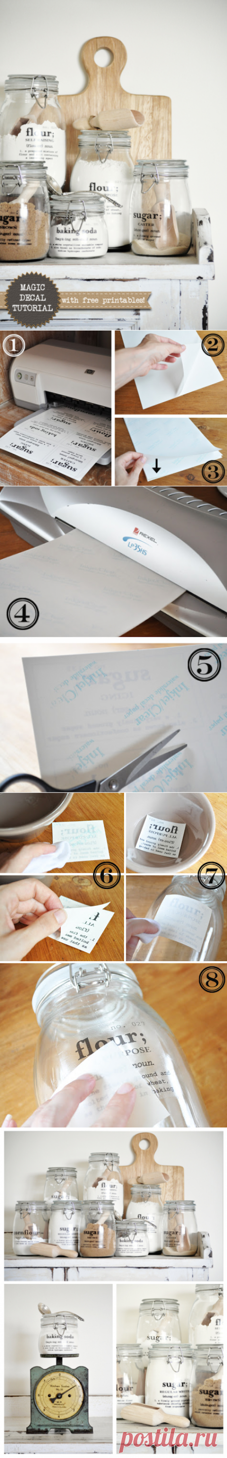 The Perfect Wife » Decal Transfer Tutorial with Free Printables