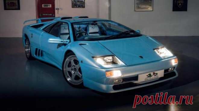 В продаже голубой Lamborghini Diablo SV 1998 года (8 фото) | Чёрт побери