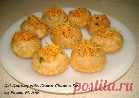 Gol Gappay with Chana Chaat & Sev | Fauzia's Kitchen Fun