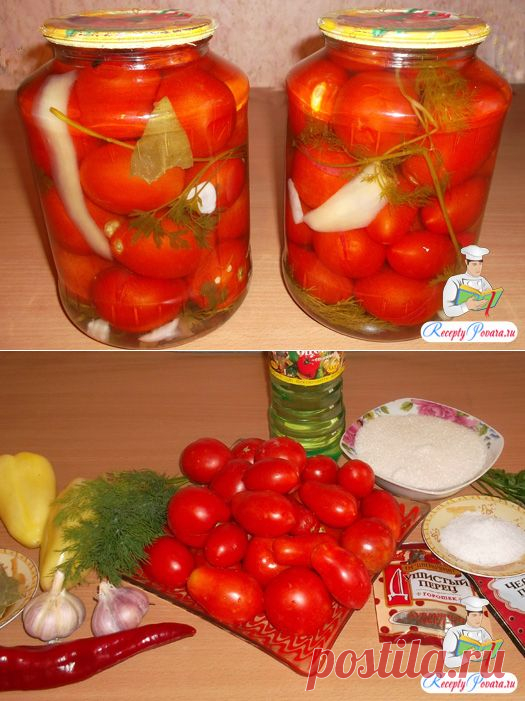 Консервированные помидоры рецепт с фото