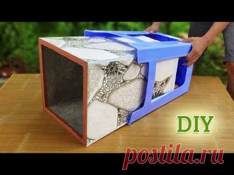 How to Make Pots from CERAMIC TILES and PLASTIC CHAIRS