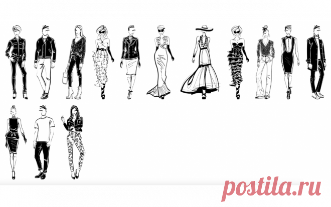 Vector fashion men and women fashion painting - Fashion refers to fashionable and contemporary clothing. Time is strong, and a style is popular at regular intervals. With new fabrics, accessories and processes, the requirements for fabric structure, texture, color and pattern are also high.(14 pictures in total)