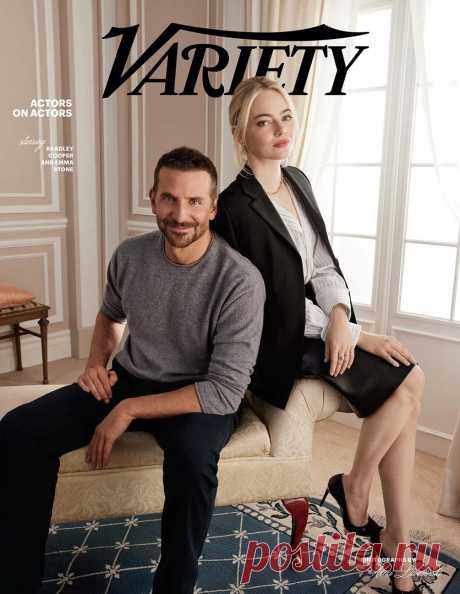 Брэдли Купер и Эмма Стоун на обложке журнала Variety