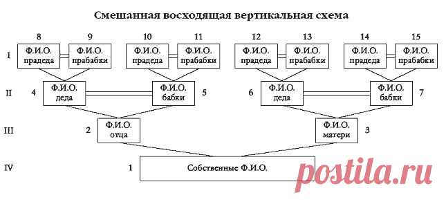 ЗАКОН УДВОЕНИЯ ЧИСЛА ПРЕДКОВ: ПРОВЕРЬ НА СВОЕЙ ТАБЛИЦЕ ВОСХОДЯЩЕГО РОДСТВА

Согласно этому закону, в каждом следующем поколении число предков удваивается. Закон напоминает постулаты Евклида (например, «от всякой точки до всякой точки можно провести прямую»). У каждого из нас есть папа и мама, а их папы и мамы имеют родителей, то есть бабушек и дедушек, и т. д.