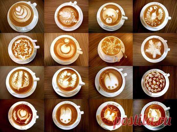 ​Как создать рисунке на кофе . Милая Я