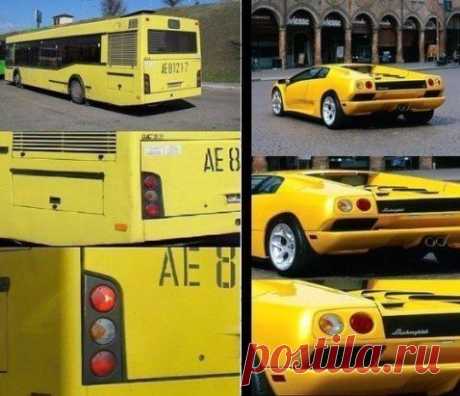 Что общего у автобуса МАЗ и «Lamborghini Diablo»?