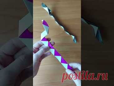 Змея шахматная #творчество #diy #origami #творчество #origamiwallet #paperart