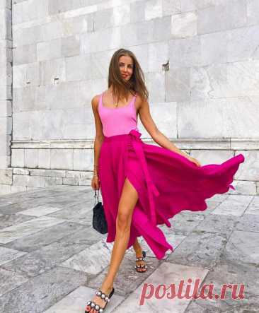 Женственная модель юбки, которая идеально подходит для летних образов | ladyline.me | Дзен