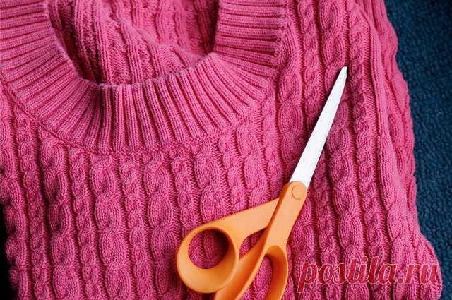 Новая жизнь старых вещей: 10 теплых и уютных вещей из старого свитера — 1