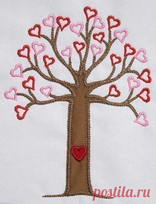 INSTANT DOWNLOAD Tree of Love Applique Design This listing is for a beautiful tree of love machine embroidery applique design.  For a 5x7 hoop or larger.    5 x 7 hoop: H: 6.53 x W: 4.97  Color chart included    ***THIS IS NOT AN IRON ON PATCH OR A FINISHED ITEM***  Appropriate hardware and software is needed to transfer these designs to an embroidery machine.    You will receive the following formats: ART - DST - EXP - HUS - JEF - PCS - PES - SHV - VIP - VP3 – XXX in a zi...