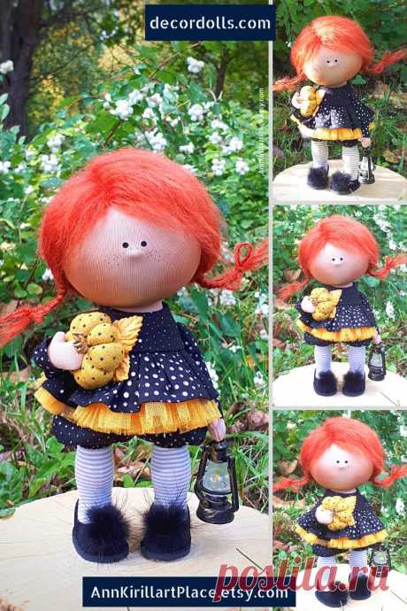 Girl Gift Doll Handmade Tilda Cloth Doll Birthday Present | Etsy