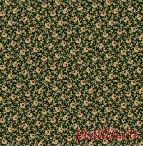 Мелкие цветочки на зеленом 5392-0114 - Северный Хэмптон &lt;- MARCUS &lt;- Ткани - Каталог | StitchCraft