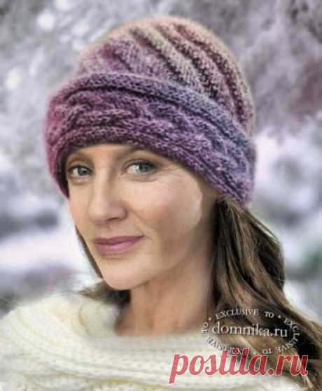 Зимние шапки для пожилых дам 60 лет - вязание шапки для женщин старшего возраста