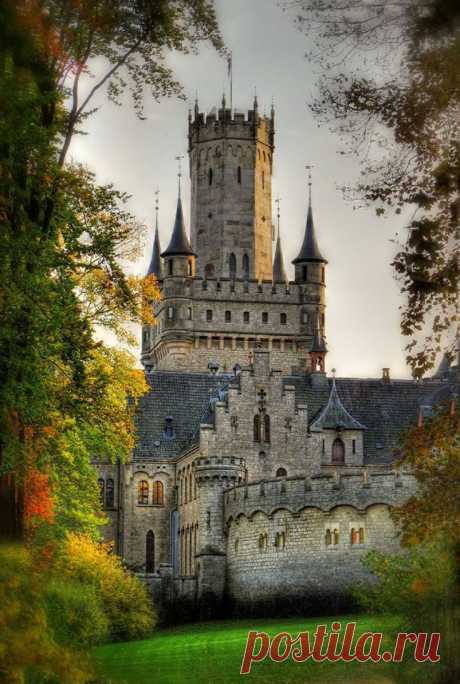 Marienburg Castle is a Gothic revival castle in Lower Saxony, Germany  | Wanda McBride-Owens приколол(а) это к доске Castles