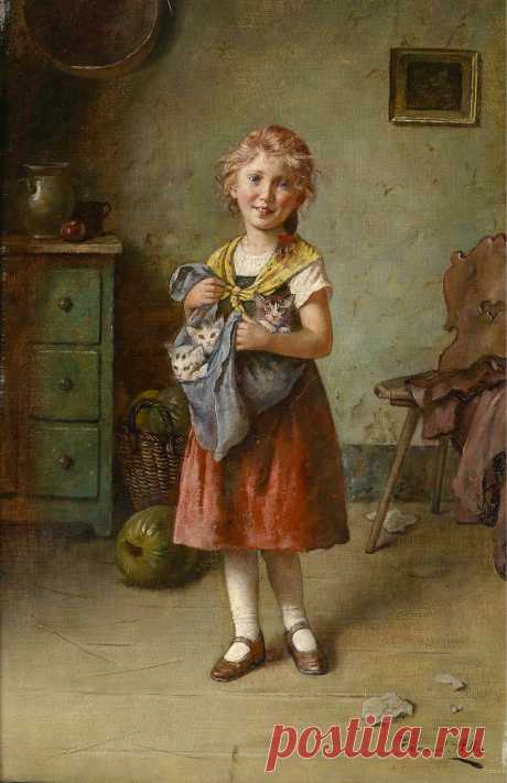 Edmund Adler(1876-1965)
The Cat Mother