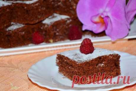 Шоколадный пирог с грецкими орехами рецепт с фото пошагово - 1000.menu