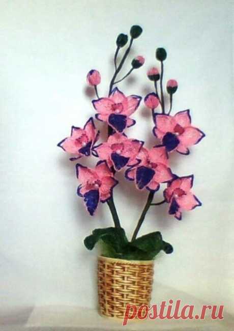 ​Орхидея из бисера