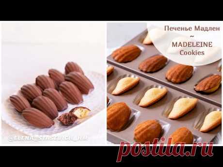 2 вкуса! Шоколадные и ванильные МАДЛЕН | Madelein cookies | Elena Stasevich HM