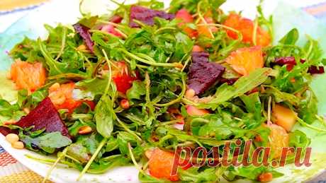 Этот салат я подаю и на ужин, и на праздничный стол: яркий, красивый, вкусный (отличное сочетание продуктов) | FooD Рецепты | Пульс Mail.ru