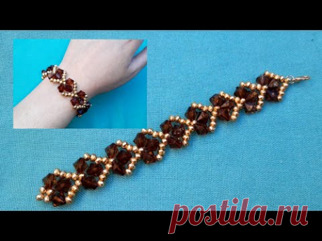 How to make arrows beaded bracelet with crystal beads// Useful & Easy// handmade jewelry