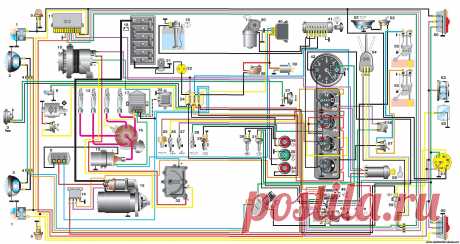 Схемы электрооборудования автомобилей УАЗ