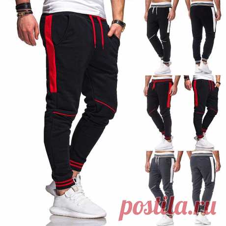 Men's jogger sweatpants casual drawstring pants cotton breathable comfortable hiking pants Sale - Banggood.com