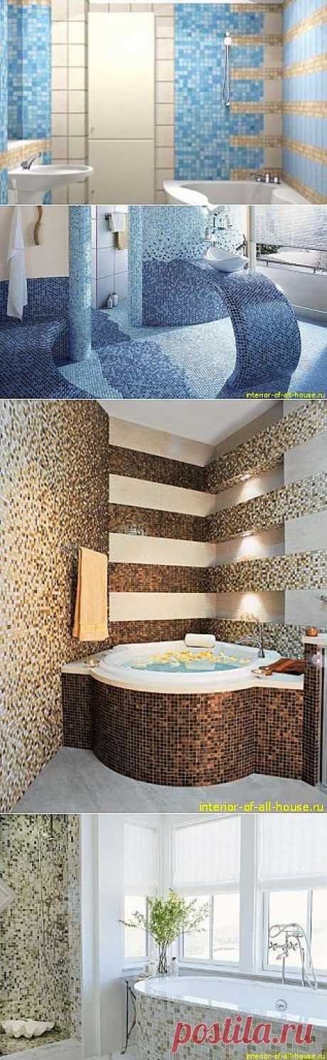 Дизайн ванной комнаты с мозаикой | Виды | interior-of-all-house