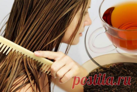 Маски для роста волос из чайной заварки
