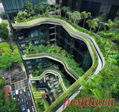 Отель-сад Parkroyal в Сингапуре - Путешествуем вместе