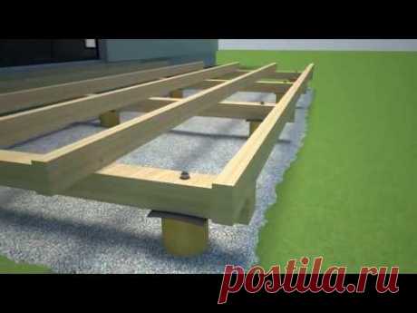 Как построить террасу - VIDEO инструкция