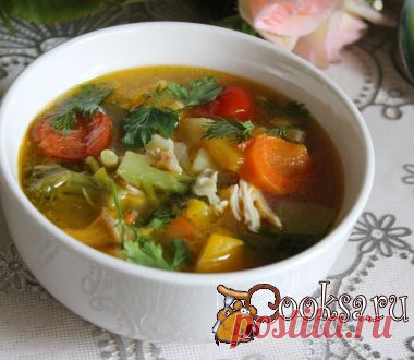 Куриный суп с овощами фото рецепт приготовления