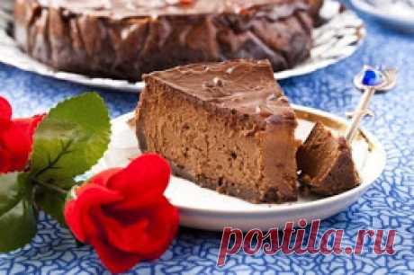Самые вкусные рецепты: Шоколадный чизкейк на десерт