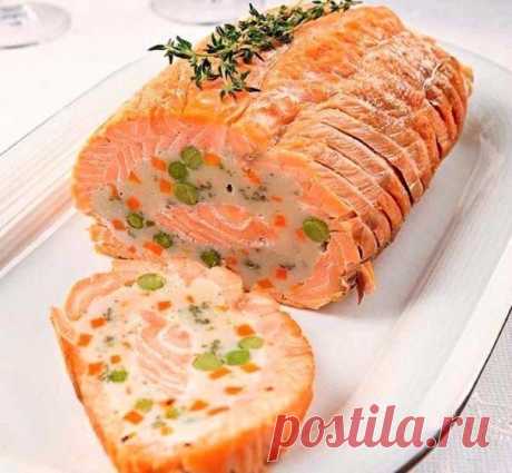 Рулет из лосося | Самые вкусные кулинарные рецепты