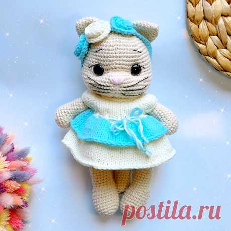 PDF Котята крючком. FREE crochet pattern; Аmigurumi animal patterns. Амигуруми схемы и описания на русском. Вязаные игрушки и поделки своими руками #amimore - котик, котёнок, кот, кошечка, кошка.