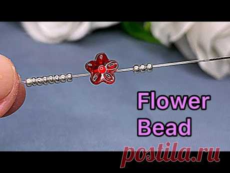 как сделать браслеты из цветочных бусин