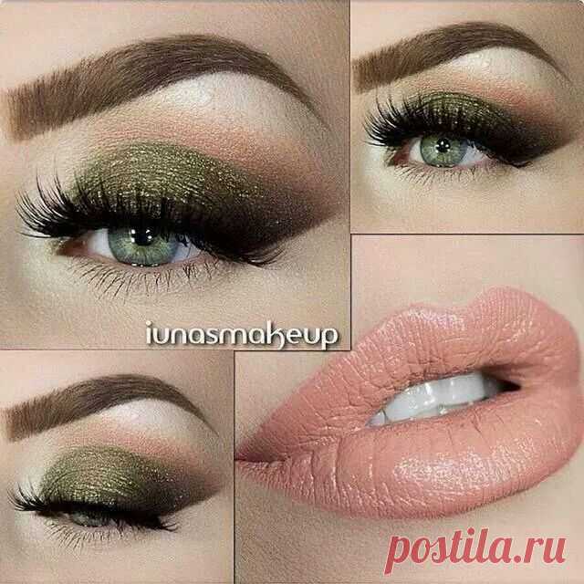 maquillaje verde ojos de mujer - Buscar con Google