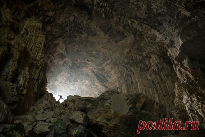 Прогулка по китайской пещере в провинции Гуанси. - Путешествуем вместе