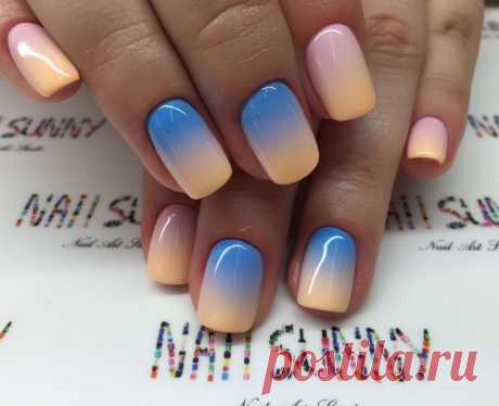 +7(915)47-4444-1💅🏻MOSCOW 🇷🇺 on Instagram: “Ombre nails 100₽ 1 ноготь 🤗💋 стоимость работы: 1900₽🇷🇺”