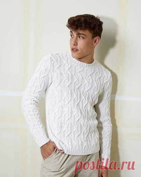 Пуловер мужской от Lang Yarns