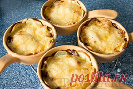 Грибы, запеченные в хрустящем картофеле | Простые кулинарные рецепты с фотографиями